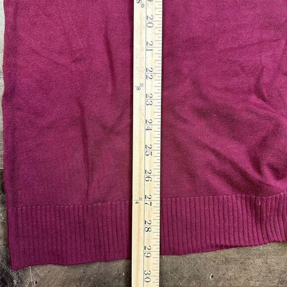 Chicos sweater womens size 3 XL assymetrical tunic deep chianti NWT - Picture 5 of 7